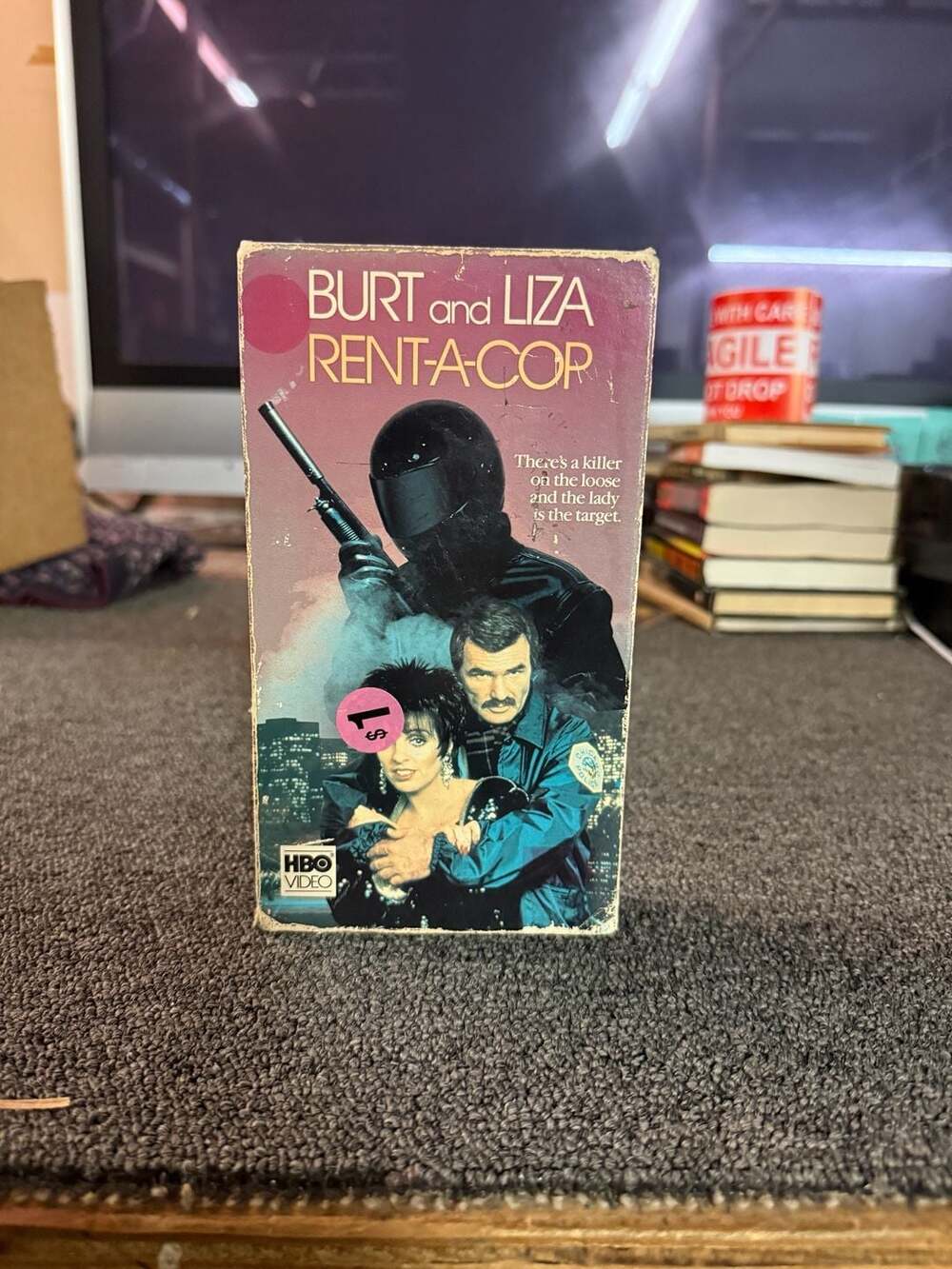 Rent-A-Cop VHS Tape Starring Burt Reynolds and Liza Minnelli HBO Video